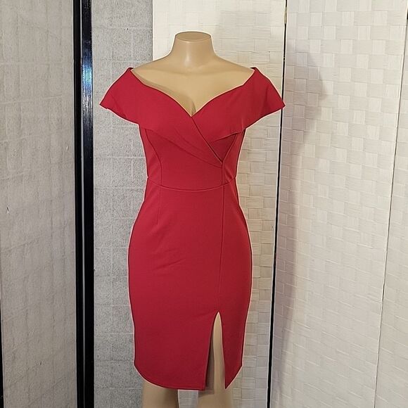 BRAND NEW ALEXA B NITES V-NECKLINE BODYCON SHEATH DRESS - Picture 11 of 15